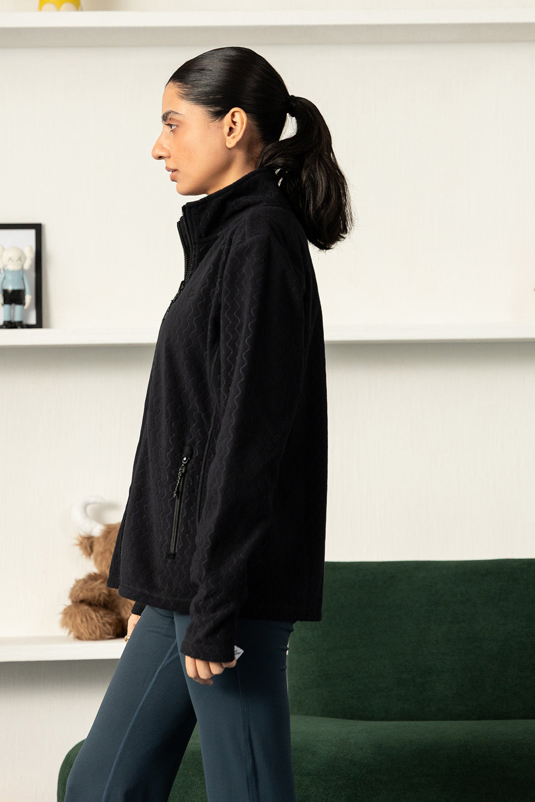 Zigzag Fleece Jacket