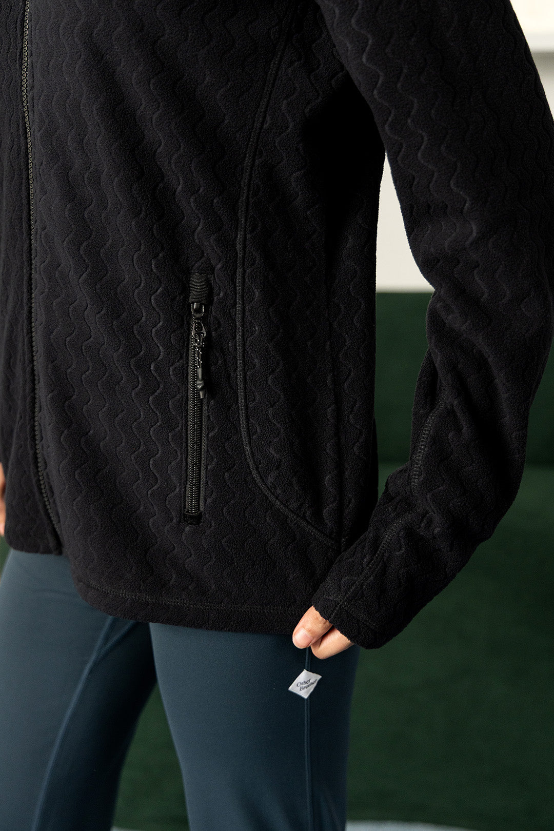 Image of Zigzag Fleece Jacket