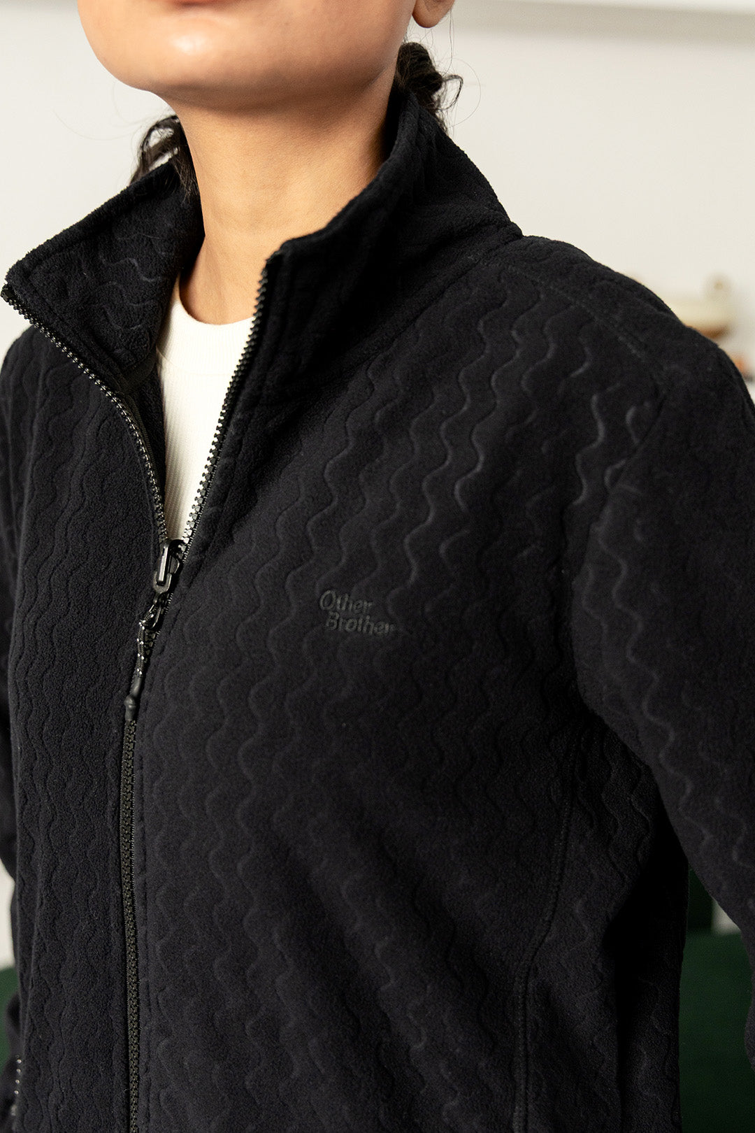 Image of Zigzag Fleece Jacket