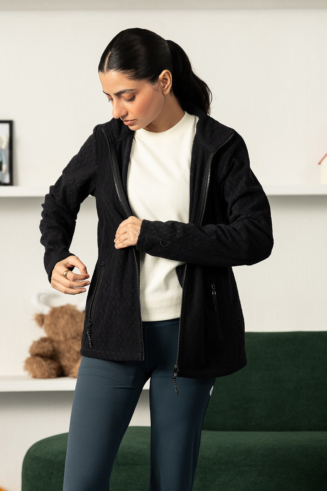Zigzag Fleece Jacket