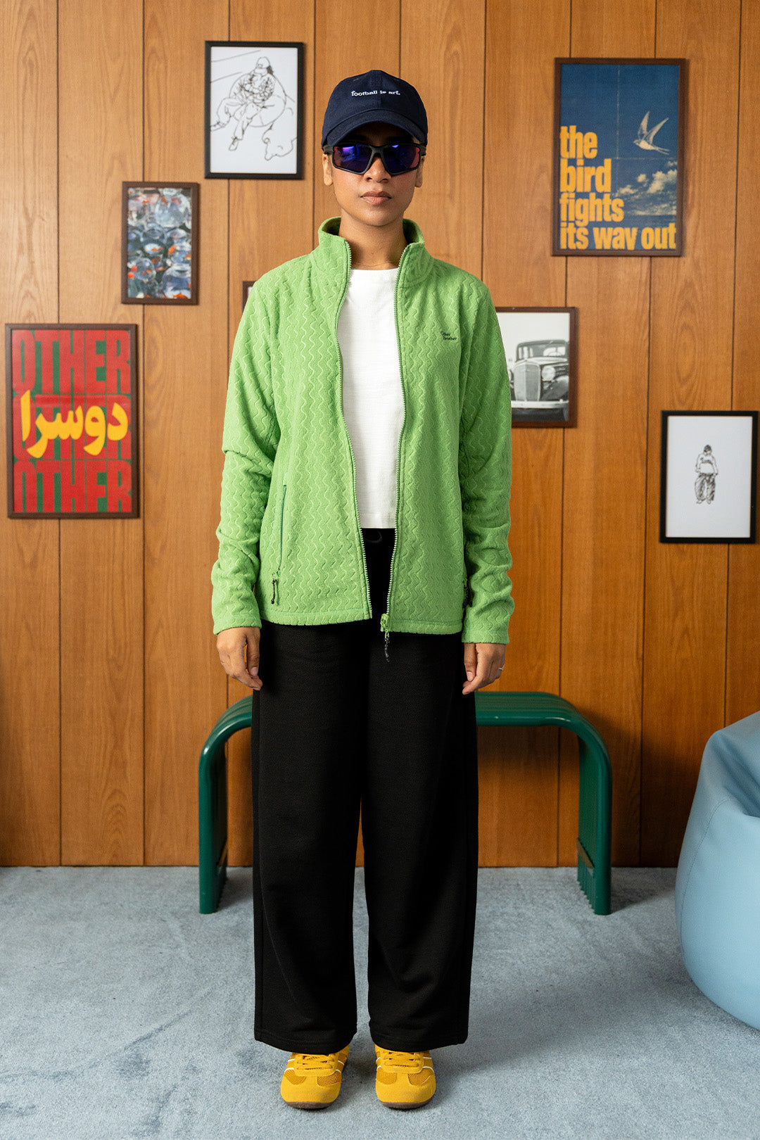 Image of Zigzag Fleece Jacket