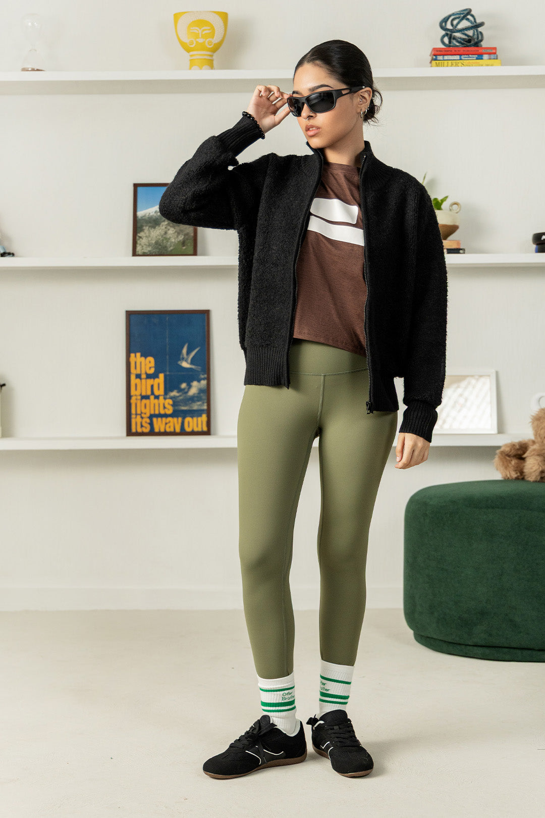 Plushy Zipper Sweater
