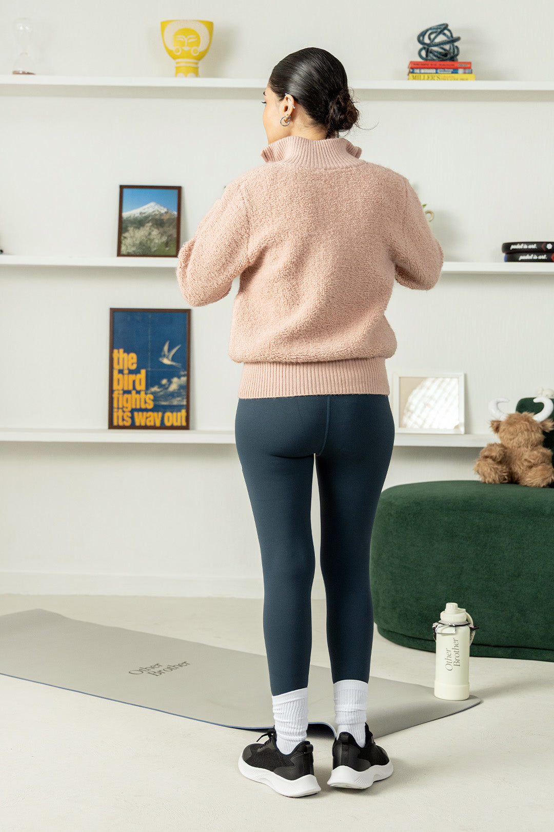 Image of Plushy Zipper Sweater
