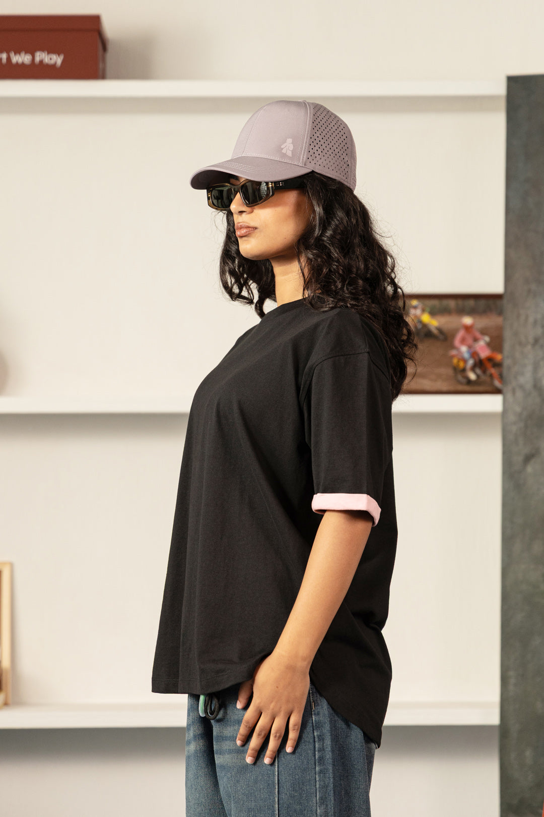 Image of Loose Girl Contrast Tee