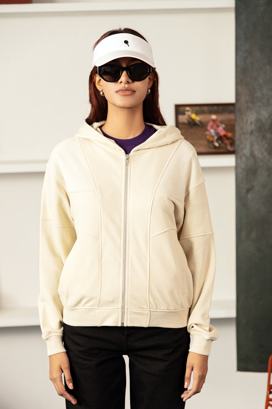 Image of Race Day Girl Zipper