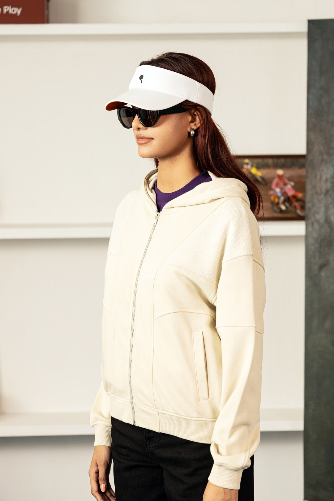 Race Day Girl Zipper