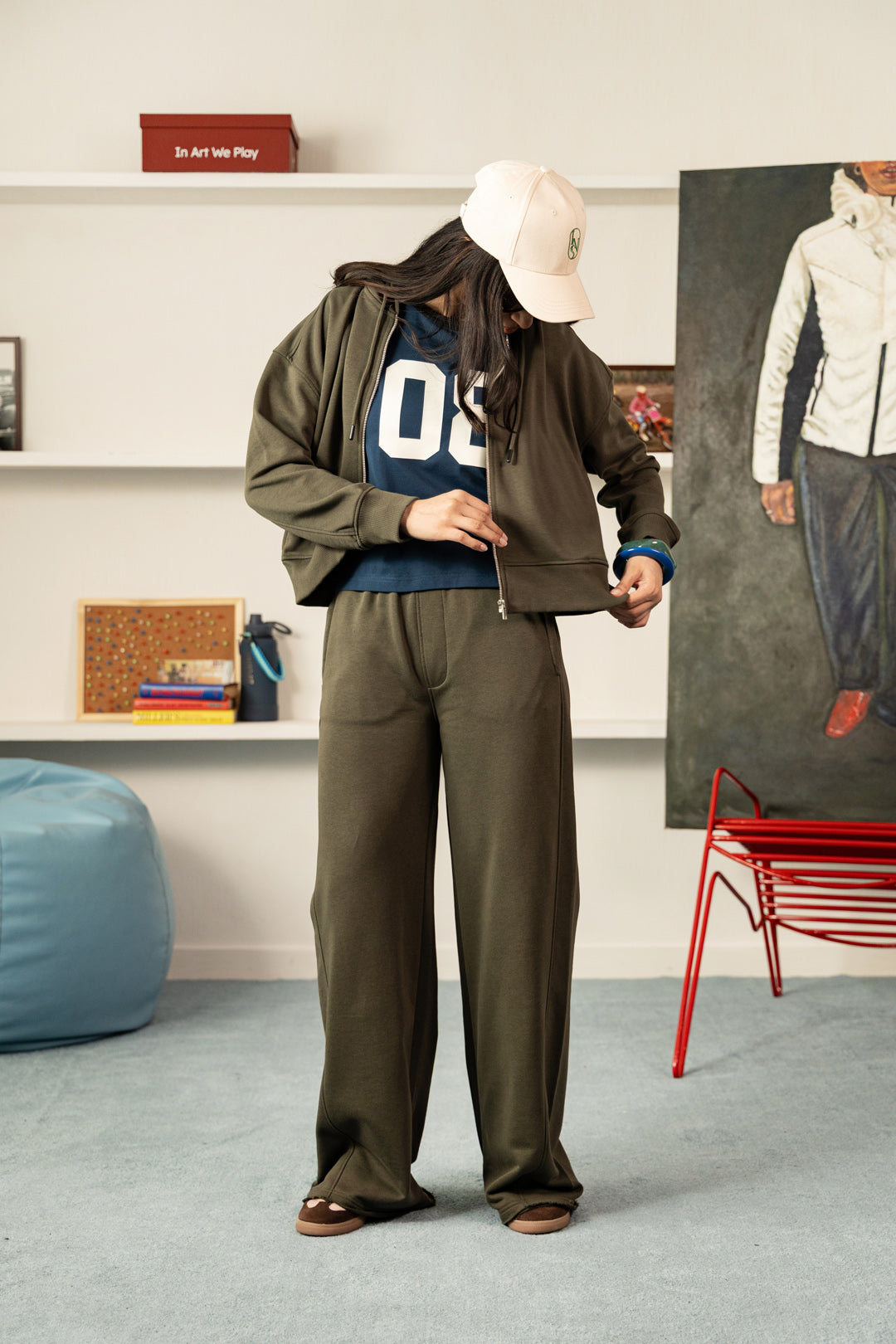 Hometime Short Zipper Hoodie
