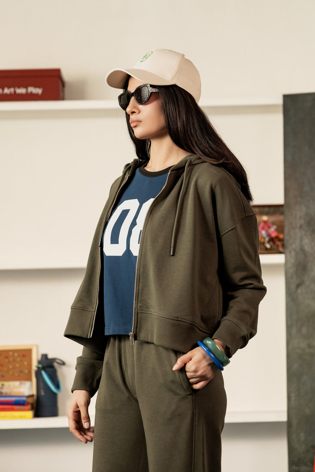 Hometime Short Zipper Hoodie