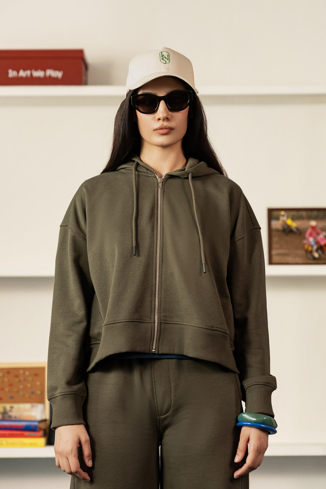 Hometime Short Zipper Hoodie