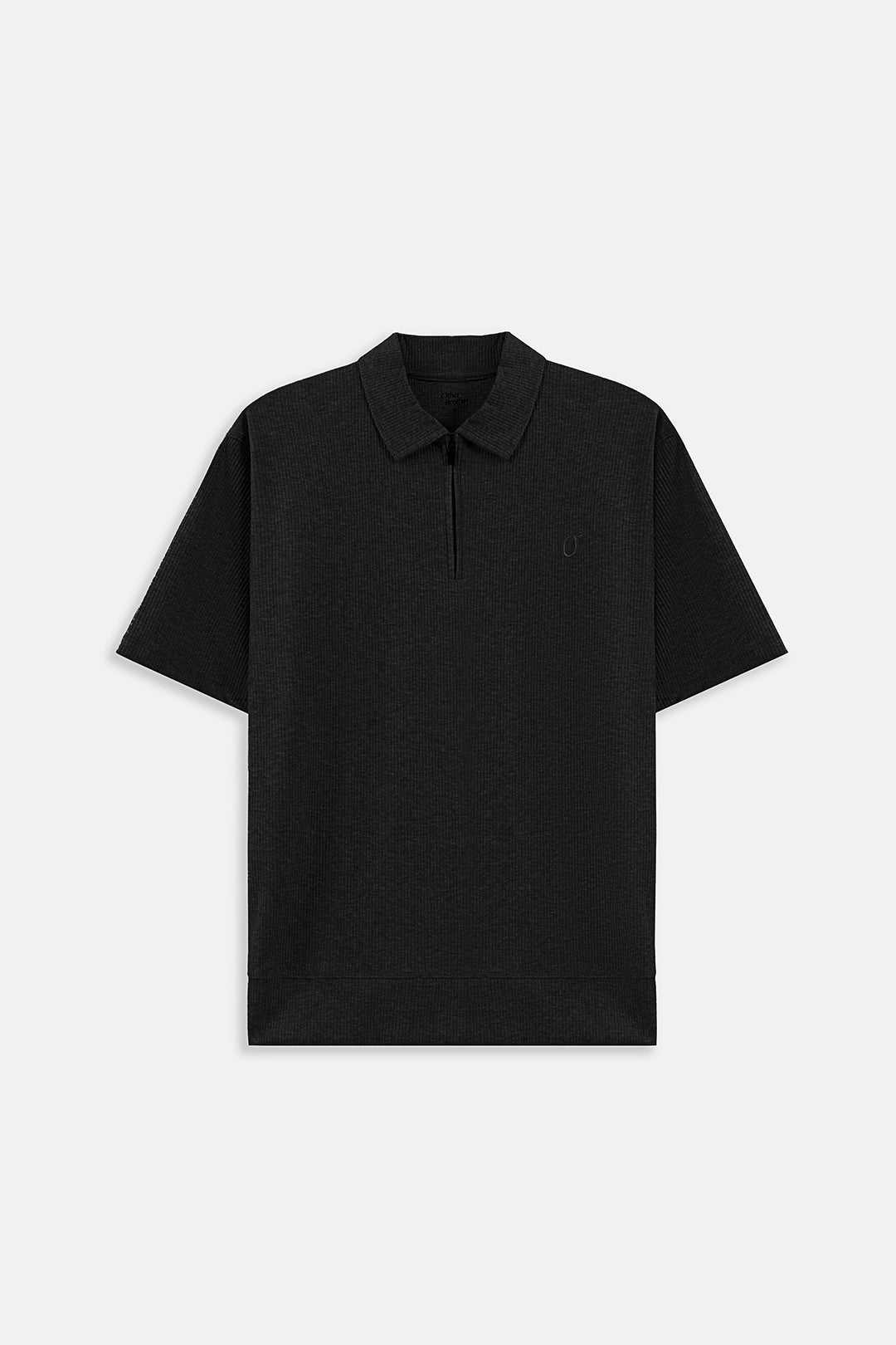 Coffee Later Zipper Polo