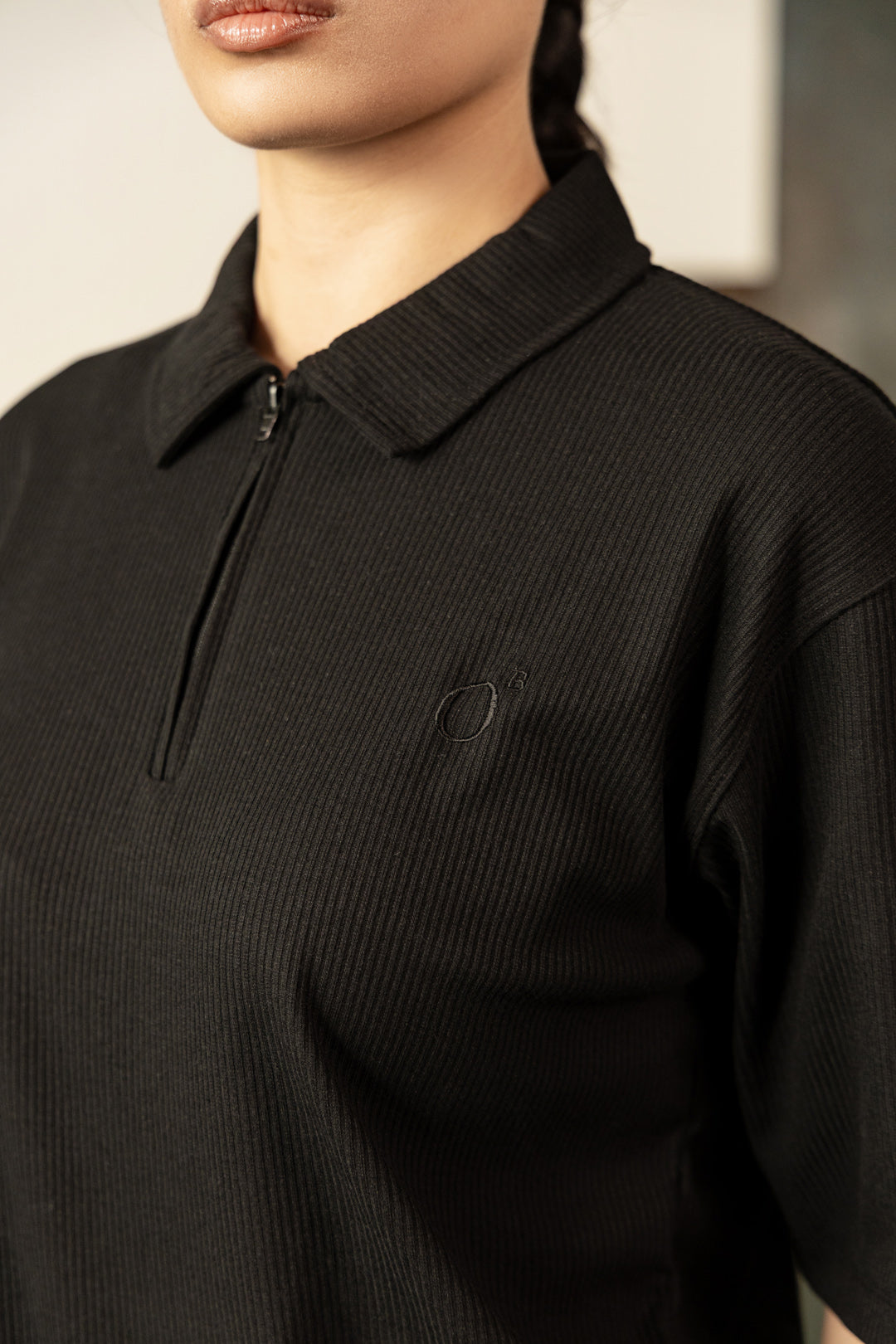 Image of Coffee Later Zipper Polo