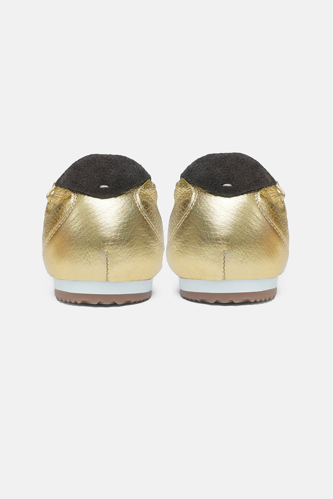 Image of Foil Rally Leather Trainers