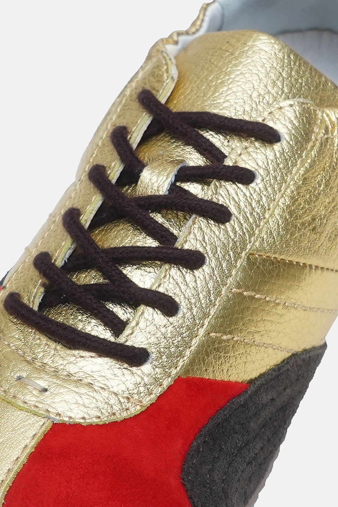 Foil Rally Leather Trainers